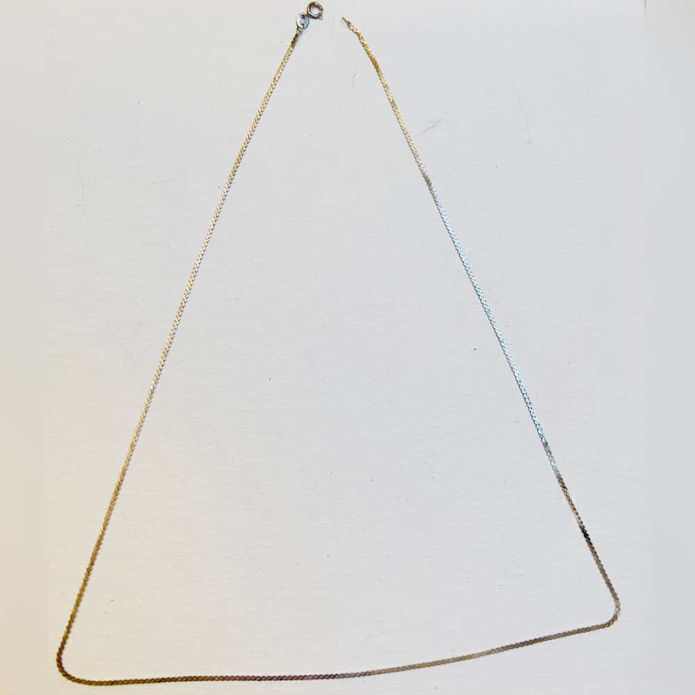 Vintage Extra Long Italy .925 Sterling Silver Chain - 26”